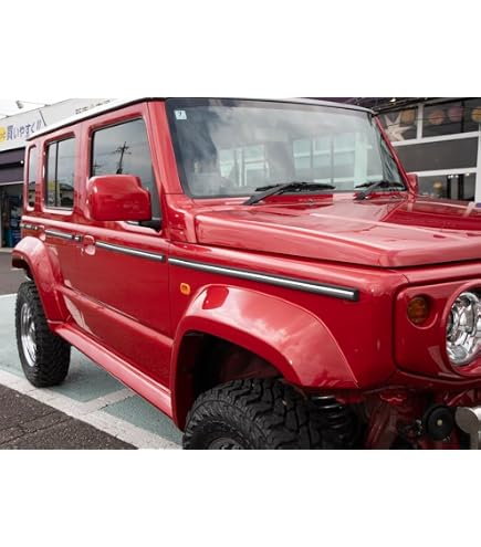 Amazon | 黒メッキ 新型ジムニー用 JB64 TPO－Gモール カスタムパーツ
