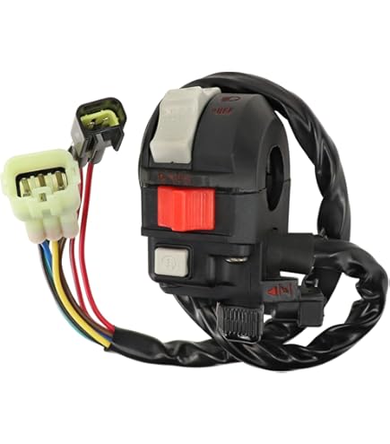 Handlebar Switch Left Start Stop Headlight Override For Yamaha Big