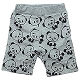 《初夏盛夏対応》 GARACH(ギャラッチ) 針抜きフライススパンPANDA総柄ハーフパンツ 110cm /Mg NO.AH-1622201