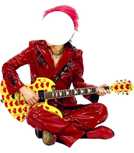 Amazon.co.jp: 豪華修正版 X Japan hide ベロアワンピースコスプレ衣装