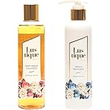 ラスティーク《Lustique》美髪補修2点セット|ディープセラムシャンプー リペア /250mL&クリームトリートメント モイスト /245g