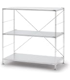 Amazon｜無印良品 スチールユニットシェルフ帆布バスケットセット