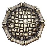 Big Sky Hardware Sierra Lifestyles Woven Strands and Bamboo Knob, Antique Brass by Big Sky Hardware