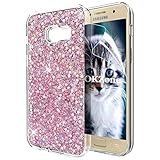 Samsung Galaxy A5 2017ケース [HDスクリーンフィルム付き] OKZone キラキラ 目立つデザイン TPU シリコン カバー 耐衝撃ボディ 全面保護 落下防止 ファッション S