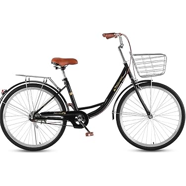 【リサイクルショップどりーむ天保山店】●462●　自転車　ママチャリ　カゴ付き　美品　白with茶　ベル付き　ライト付き　26インチ　15063SA　 リサイクルショップどりーむ天保山店No.977自転車♪大人気の27インチ