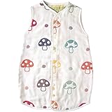 【Amazon.co.jp限定】10mois(ディモワ)-Hoppetta ふくふくガーゼ(6重ガーゼ) 2wayキッズスリーパー コットン100% 2~7歳頃まで champignon