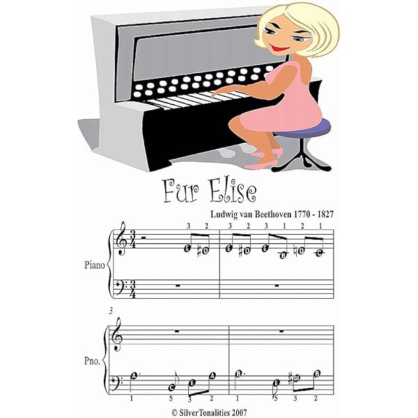 Fur Elise Beginner Tots Piano Sheet Music Ebook Van Beethoven Ludwig Silvertonalities Amazon Com Au Kindle Store