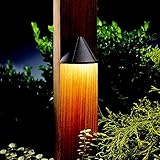 Kichler Lighting 15065AZT Mini Deck Light 12-Volt Deck and Patio Light, Textured Architectural Bronz