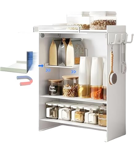 【在庫処分】パール金属 調味料 ラック キャビネット ストッカー 3個付 ステン fk-1050_rt-sum2.jpg