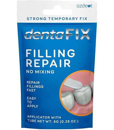Dentek Temparin Max Advanced Dental Repair Kit – 13+ Repairs, Fast Drying, No Mix Formula (0.09 Oz)