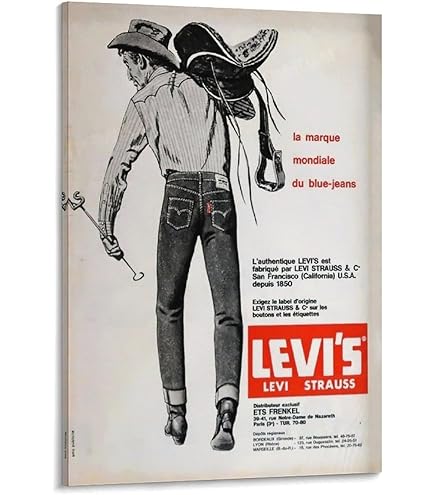 VINTAGE リーバイスの紙袋 ポスター Levi's Levi's,リーバイス,1950~60年代,Levi's Vintage Big