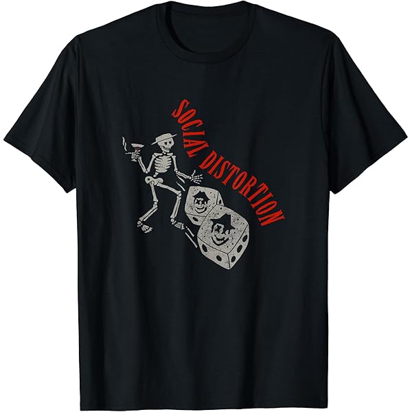 Amazon | 公式ソーシャルディストーションスケリー 長袖Tシャツ | T