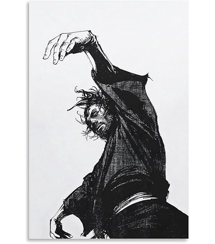 【日焼けなし】バガボンド（単行本6巻カバー）B1サイズ特大ポスター フレーム付き Amazon.co.jp: バガボンド ポスター 1 キャンバスアートポスター 水着