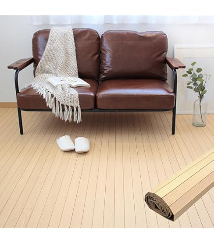 Amazon｜ウッドカーペット 団地間 4.5畳 245cm×243cm フローリング