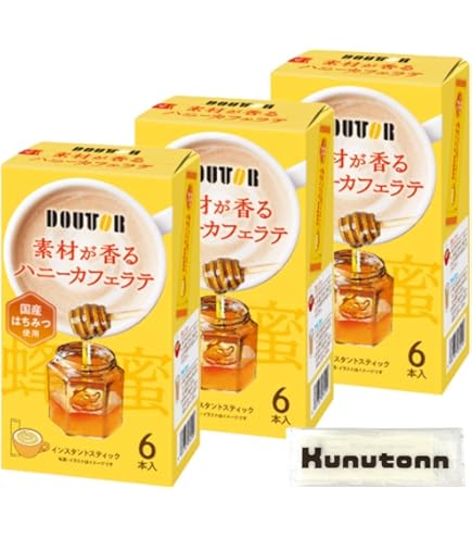 Amazon.co.jp: ドトールコーヒー 素材が香る黒糖カフェラテ (15g×6P