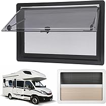 キャンピングカー窓枠蛇腹　網戸 Amazon.co.jp: キャンピングカー 窓 外開き スライド式 RV