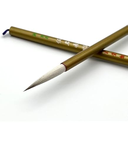 Amazon.co.jp: 大玄堂 仮名 条幅用 筆 「さわらび (小)」 羊毛 兼毫筆