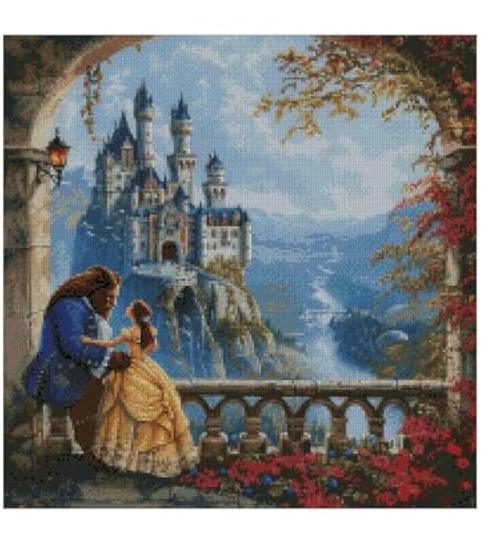 Amazon | max stitch design Dancing, Beauty and Beast クロス