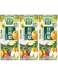 カゴメ 野菜生活100 日田梨ミックス 195ml &times;3本