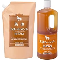 Amazon | アズマ商事 馬油 シャンプー/トリートメント 詰替え用