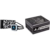 【セット買い】Corsair H100i Pro RGB 水冷一体型CPUクーラー [Intel/AMD両対応] Corsair LINK対応 FN1195 CW-9060033-WW & RM850x -2018-850W PC電源ユニット [80PLUS GOLD] PS795 CP-9020180-JP