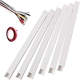 配線カバー 配線モール 電線ケーブルカバーケーブルプロテクター テープ ケーブル モール コードプロテクター (組み合わせ1)