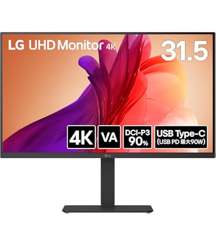 Amazon.co.jp: LG Monitor Display, 31.5-inch, 4K (3840 x 2160