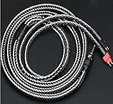 Generic ヘッドホン バランスケーブル (1.5m, 4.4mmバランスケーブル, 黑银) - Sennheiser HD650 HD660S HD580 HD600 HD25 対応