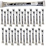 Cyalume 30PKWHT SnapLight Industrial Grade Glow Light Sticks, 8 Hour Duration, 6' Long, White [並行輸入品