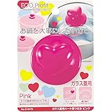 パール金属 ECO Profit ガラス蓋用ハート鍋つまみ ピンク C-8475