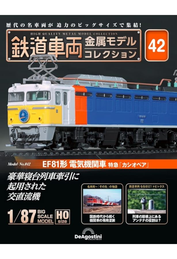 鉄道車両 金属モデルコレクション 16号 (EF81形電気機関車 特急