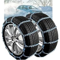 ⚠️これからの雪対策に⚠️車用チェーン Amazon.co.jp: 車のタイヤ チェーン、タイヤ用アイス チェーン