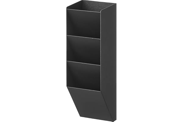 山崎実業(Yamazaki) マグネット ペンスタンド スチールパネル対応 ブラック W6.2×D6.2×H20.8cm タワー tower ペン立て 10097