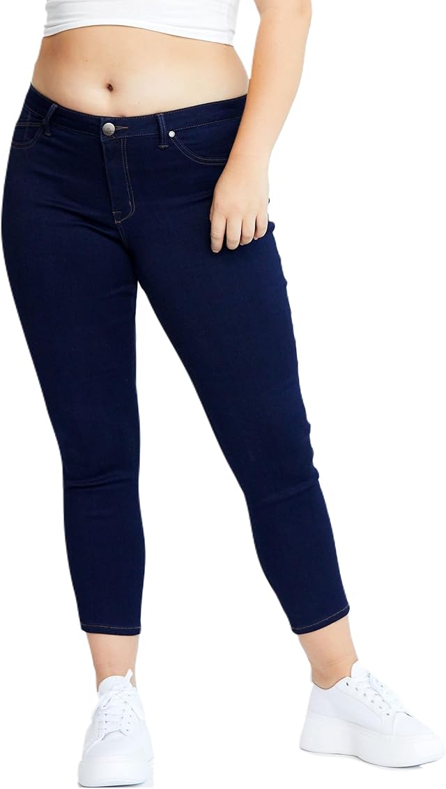 1822 Denim Women's Curvy Butter Ankle 
