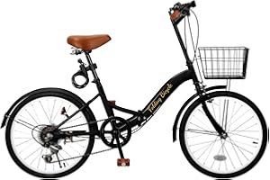 Mixiu 折りたたみ自転車 折り畳み自転車 20インチ 折畳み自転車 6段変速 高炭素鋼フレーム ハンドル・サドル高さ調整可能 前後泥除け装備 ワイヤーロック、ライト、カゴ、空気入れ付き 男女兼用 通勤 通学 旅行