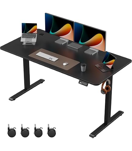 Amazon.co.jp: Alebert(アレベルト) 電動式 昇降デスク 昇降式デスク