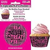 Cupcake Creations, No Muffin Pan Required Baking Cups, Sweet Treat, 90522