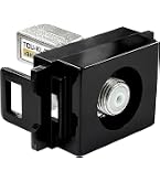Amazon | 日本アンテナ テレビコンセント 壁面端子用 プレート付 4K8K