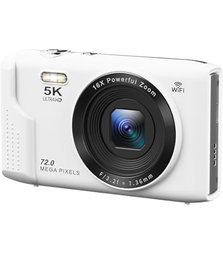 5K録画 デジタルカメラ スマホに送れる デジカメ 7500万画素 Wi-Fi デジタルカメラ 5K 7500万画素 デジカメ スマホに送れる WIFI