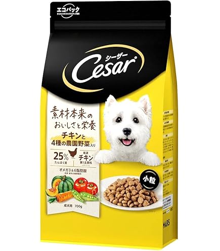 Amazon.co.jp: シーザードライ ドッグフード チキンと4種の農園