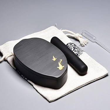 硯石(ケース付き)✦日本画✦水墨画✦書 硯石(ケース付き)✦日本画✦水墨画✦書