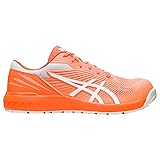 [アシックス] ワークシューズ ウィンジョブ CP121 ショッキングオレンジ/ホワイト 25.0 cm 3E