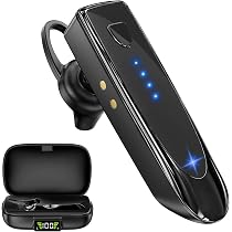 Glazata イヤホン ec200 Bluetooth ワイヤレスイヤホン 黒 Amazon | Glazata日本語音声ヘッドセット Qualcomm社製3020搭載