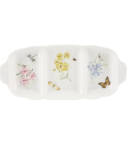 Lenox Butterfly Meadow サンドイッチトレイ　一枚 Lenox Butterfly Meadow サンドイッチトレイ 一枚 【公式通販】