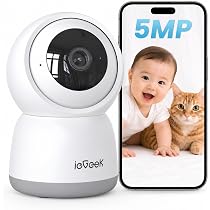 Amazon.co.jp: 見守りカメラ ieGeek【高齢者見守り・500万画素】介護