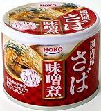 HOKO　さば味噌煮　イージーオープン缶　190Gx24缶
