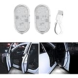 Amazon Seametal 車用 ドア警告灯 Led 12v ドアランプ ドア衝突防止 点滅ledテープ 安全サイドライト ドアランプ 貼り付けタイプ 耐久性 柔軟 防水シリコーン Ledテープ 車 バイク