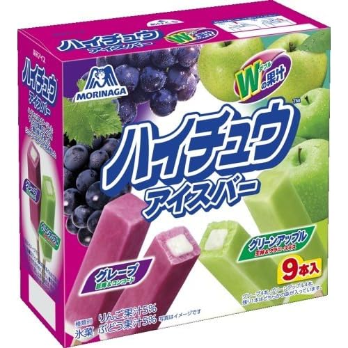 森永製菓 ハイチュウアイスバー グレープ&グリーンアップル