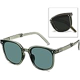 [YRCBEHFU] 偏光サングラス 折りたたみサングラス UV400 99.99%紫外線UVカット 超軽量19g 小顔効果 偏向レンズ おしゃれ 釣り/登山/旅行/ハイキング メンズ レディース