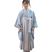 [キャサリンコテージ] 卒業式 卒園式 着付け 簡単 刺繍入り袴 着物 和装セット 女の子 HAKAST18 TAK